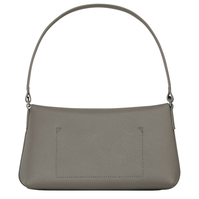 Longchamp Le Roseau S Hobo bag - Leather Shoulder bags Turtledove | BB90-C6RG