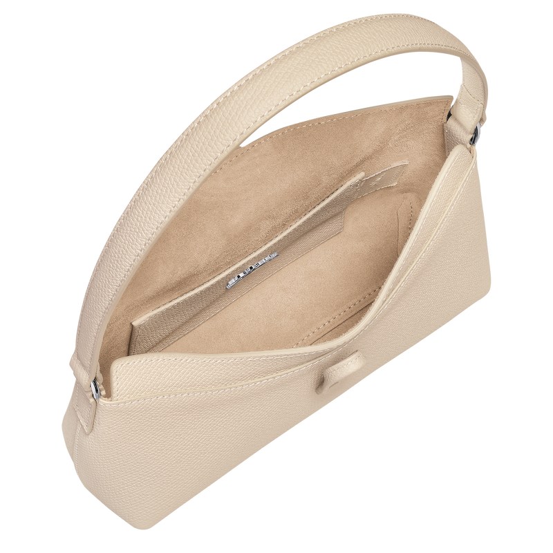 Longchamp Le Roseau S Hobo bag - Leather Shoulder bags Paper | JD57-M2IY