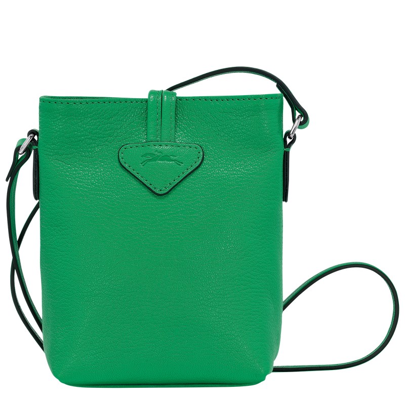 Longchamp Le Roseau XS Crossbody bag - Leather Crossbody bags Green | MR26-E7BQ