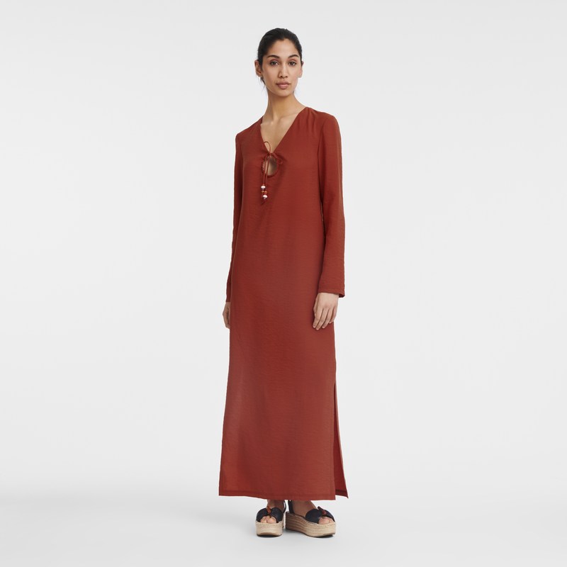 Longchamp Long dress - Crepe Dresses & Skirts Sienna | WS67-Z7SF