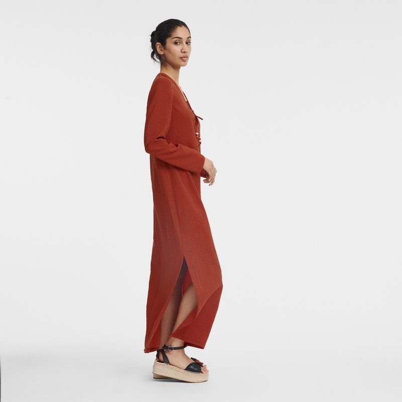 Longchamp Long dress - Crepe Dresses & Skirts Sienna | WS67-Z7SF