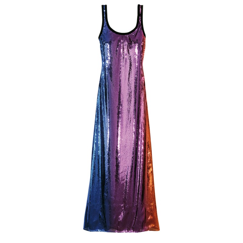 Longchamp Long dress - Sequin Dresses & Skirts Multicolor | GY95-K1WM