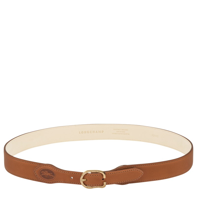 Longchamp Longchamp 1980 Ladies\' Belt - Leather Belts Cognac | FI09-D8WO