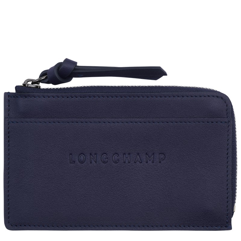 Longchamp Longchamp 3D Card holder - Leather Cardholders & Coin purses Bilberry | VP30-Y9QB