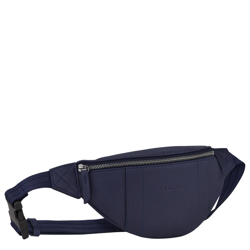 Longchamp Longchamp 3D S Belt bag - Leather Belt bags Bilberry | LS67-Y1QJ