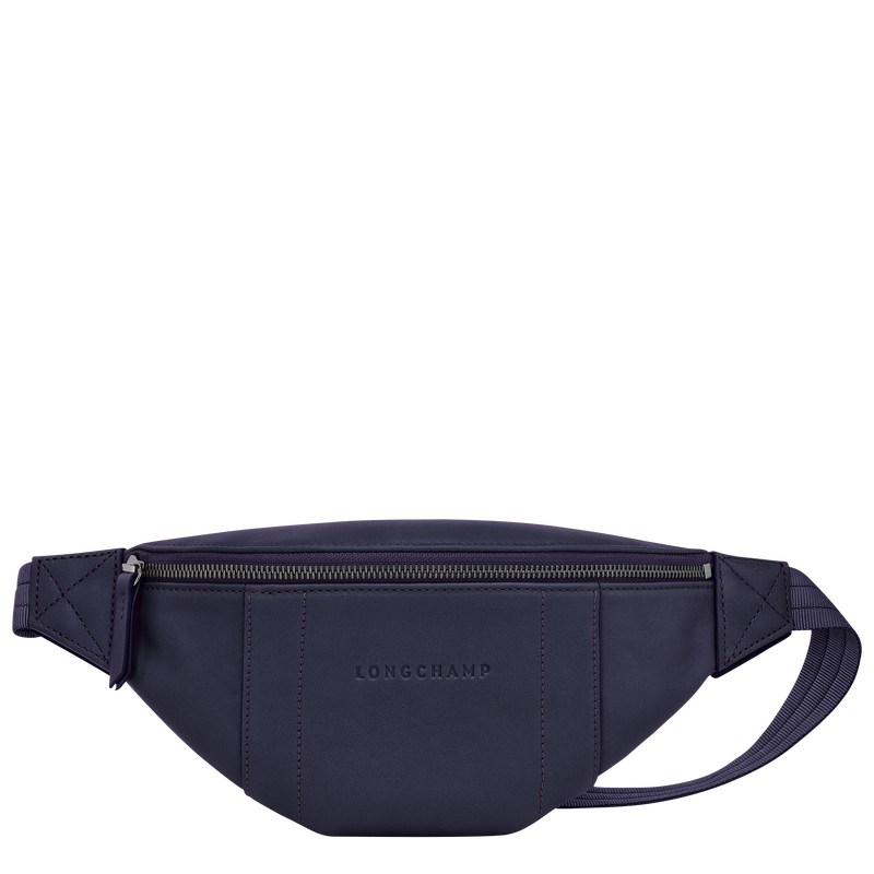 Longchamp Longchamp 3D S Belt bag - Leather Belt bags Bilberry | LS67-Y1QJ