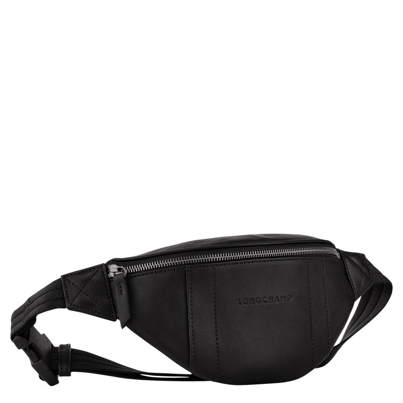 Longchamp Longchamp 3D S Belt bag - Leather Belt bags Black | KK84-Z1UW