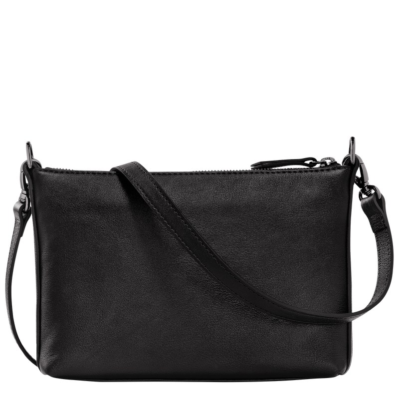 Longchamp Longchamp 3D S Crossbody bag - Leather Crossbody bags Black | TP96-A7PA