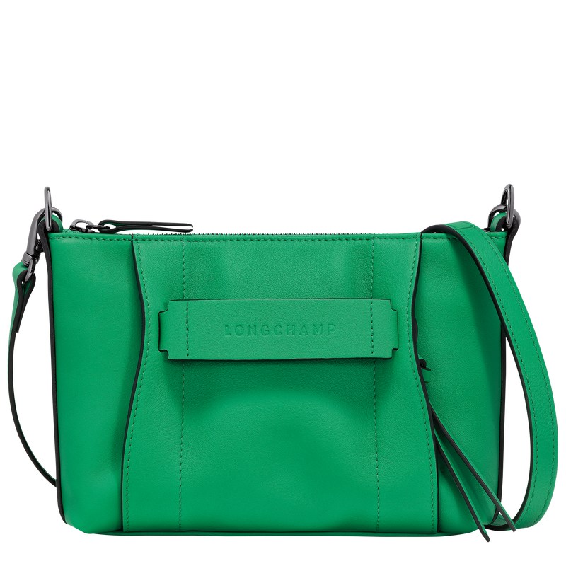 Longchamp Longchamp 3D S Crossbody bag - Leather Crossbody bags Green | UM38-O2PL