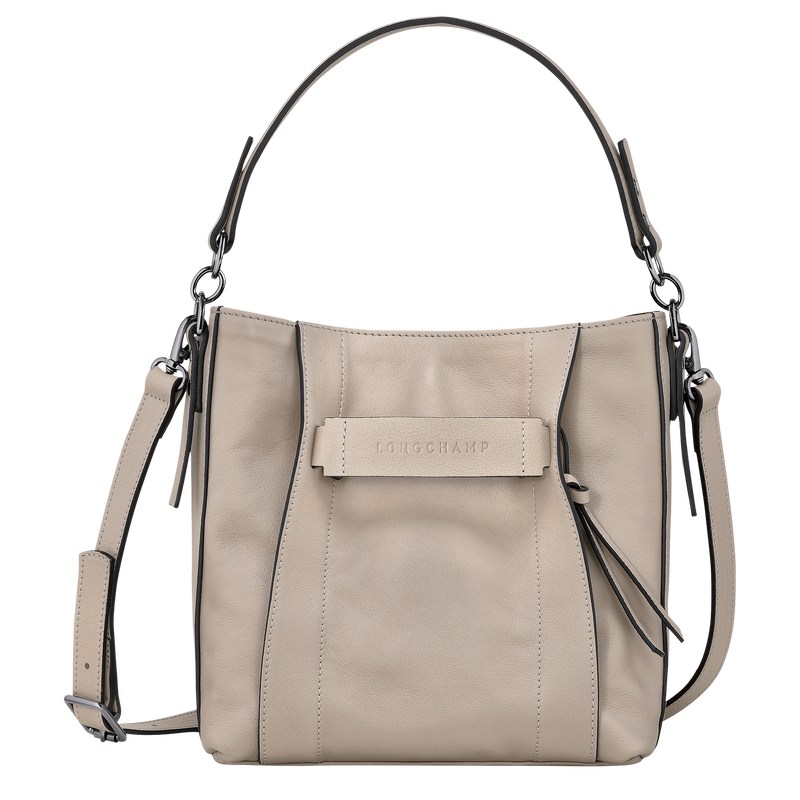 Longchamp Longchamp 3D S Crossbody bag - Leather Crossbody bags Clay | FG79-C7ZH