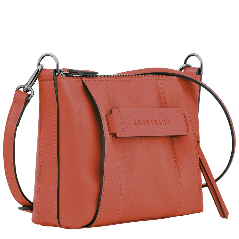 Longchamp Longchamp 3D S Crossbody bag - Leather Crossbody bags Sienna | TN89-E5QZ