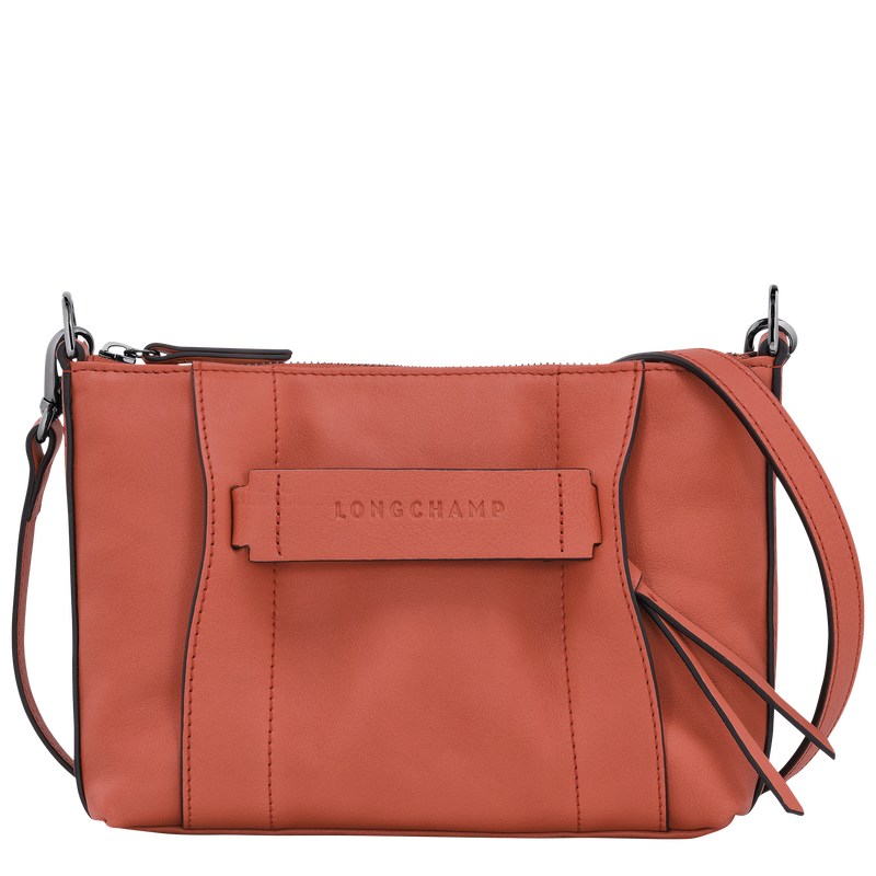 Longchamp Longchamp 3D S Crossbody bag - Leather Crossbody bags Sienna | TN89-E5QZ