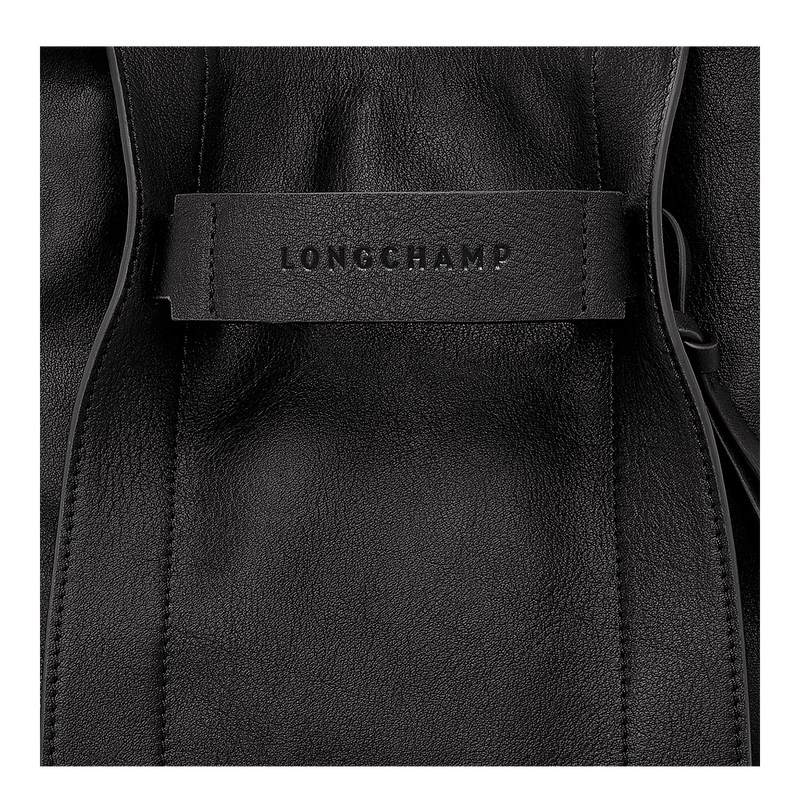 Longchamp Longchamp 3D S Crossbody bag - Leather Crossbody bags Black | SD43-C4LS