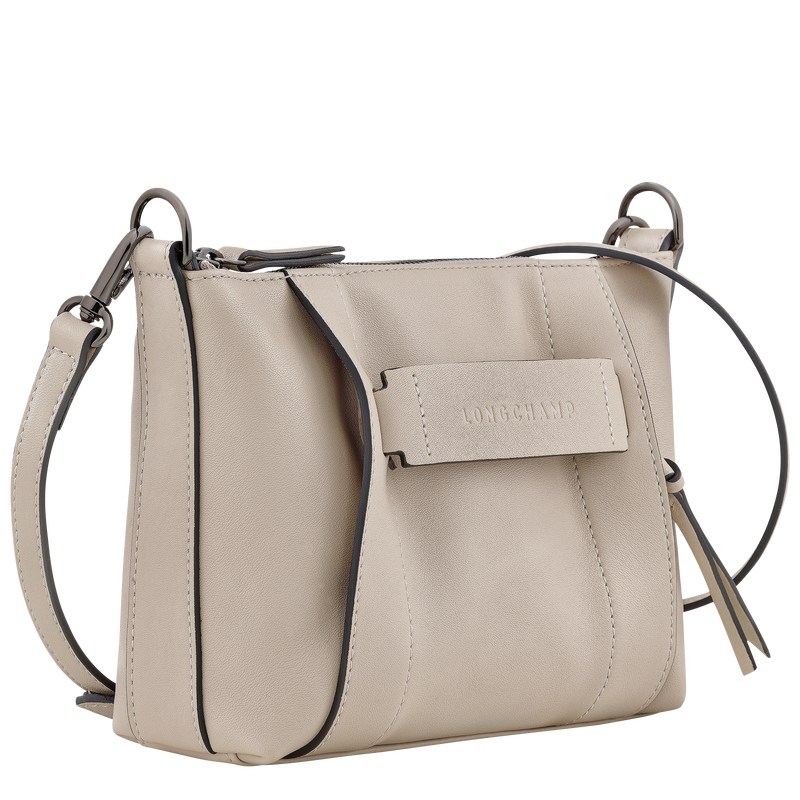 Longchamp Longchamp 3D S Crossbody bag - Leather Crossbody bags Clay | HS92-Y2XI