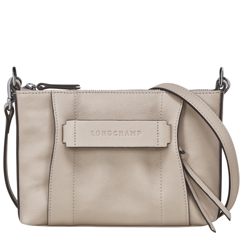 Longchamp Longchamp 3D S Crossbody bag - Leather Crossbody bags Clay | HS92-Y2XI