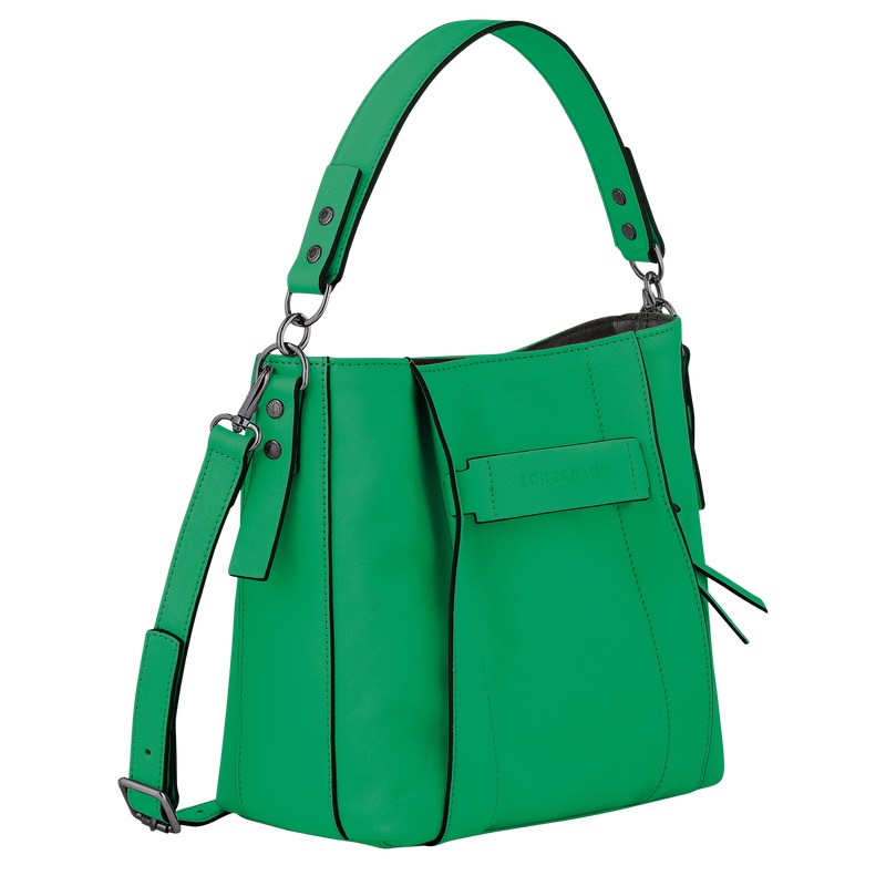 Longchamp Longchamp 3D S Crossbody bag - Leather Crossbody bags Green | UD56-T1SG