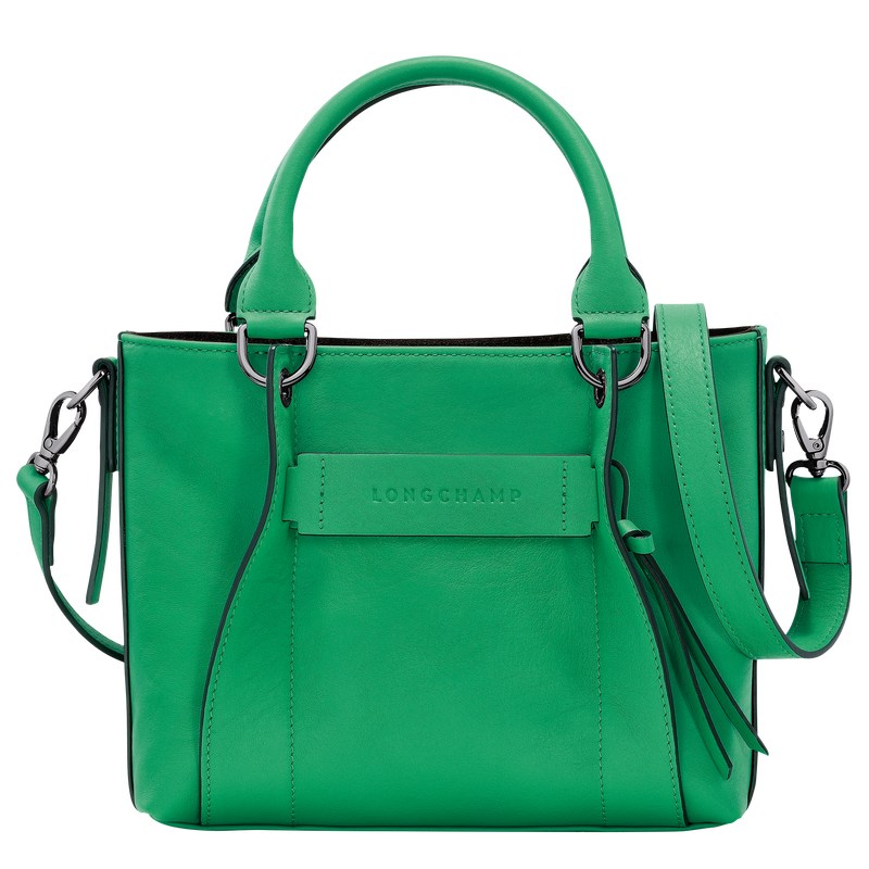 Longchamp Longchamp 3D S Handbag - Leather Handbags Green | RN88-H9KV