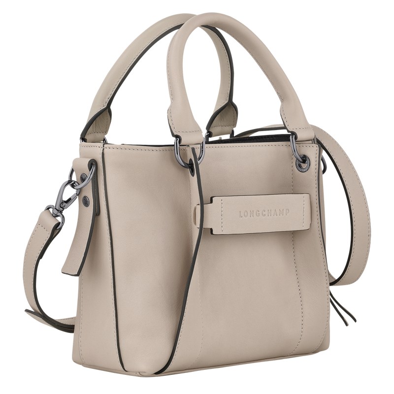 Longchamp Longchamp 3D S Handbag - Leather Handbags Clay | FB16-R0YY