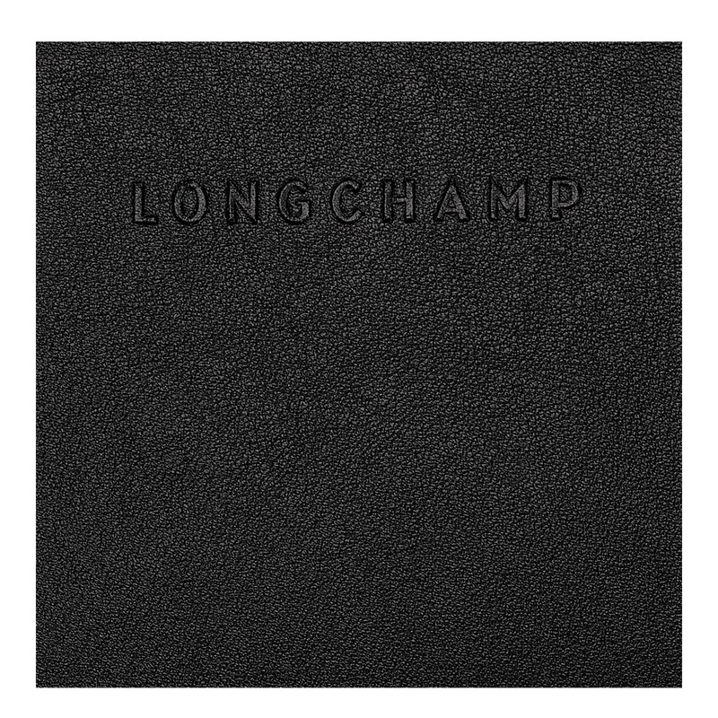 Longchamp Longchamp 3D Wallet - Leather Wallets Black | NO46-D2JX