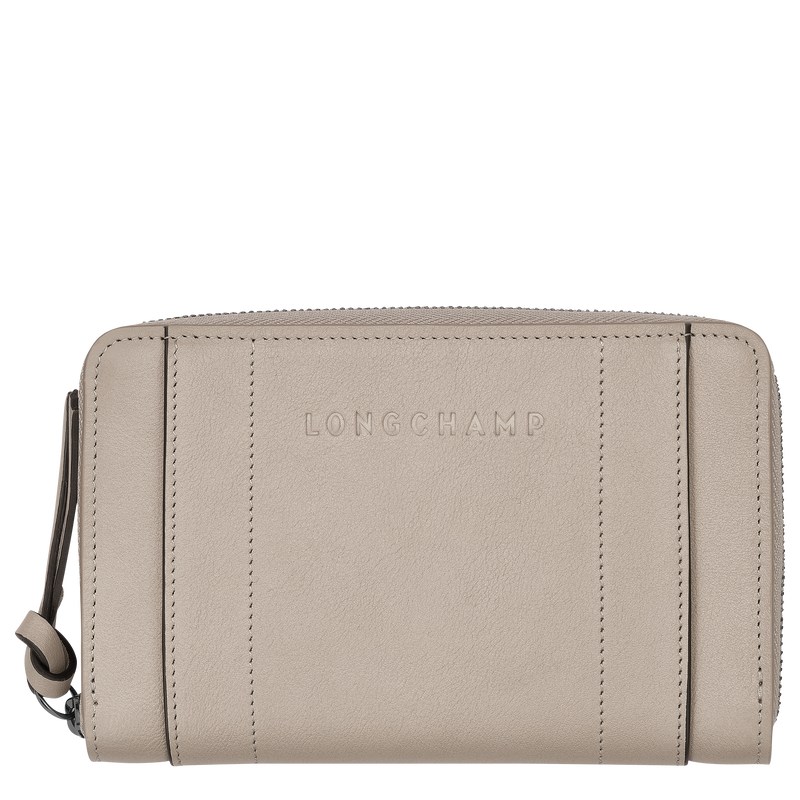 Longchamp Longchamp 3D Wallet - Leather Wallets Clay | UO70-H6LF