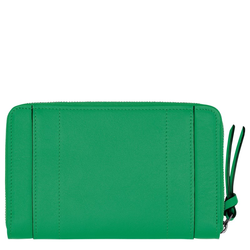 Longchamp Longchamp 3D Wallet - Leather Wallets Green | PH00-F3GR