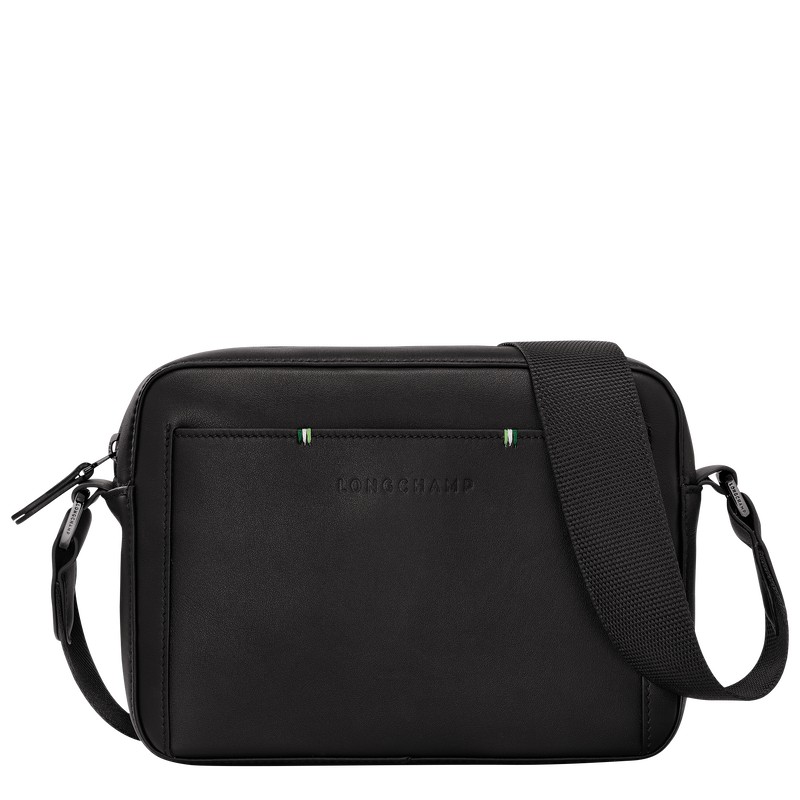 Longchamp Longchamp sur Seine Camera bag - Leather Crossbody bags Black | HV23-M2EK