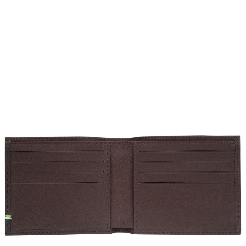 Longchamp Longchamp sur Seine Wallet - Leather Wallets Mocha | UI09-N8CP