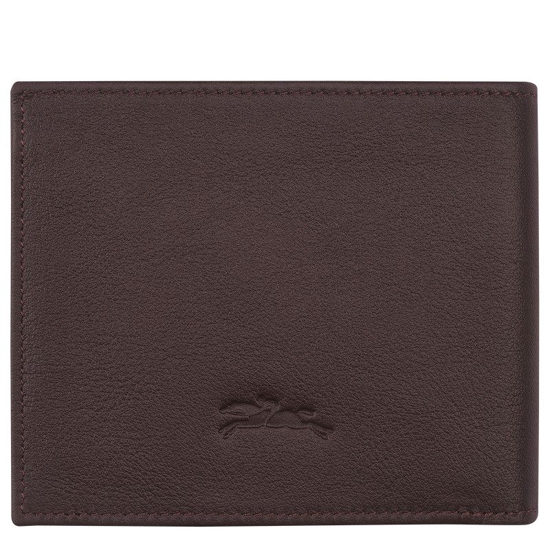 Longchamp Longchamp sur Seine Wallet - Leather Wallets Mocha | UI09-N8CP