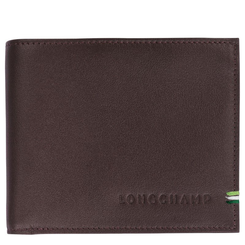 Longchamp Longchamp sur Seine Wallet - Leather Wallets Mocha | UI09-N8CP