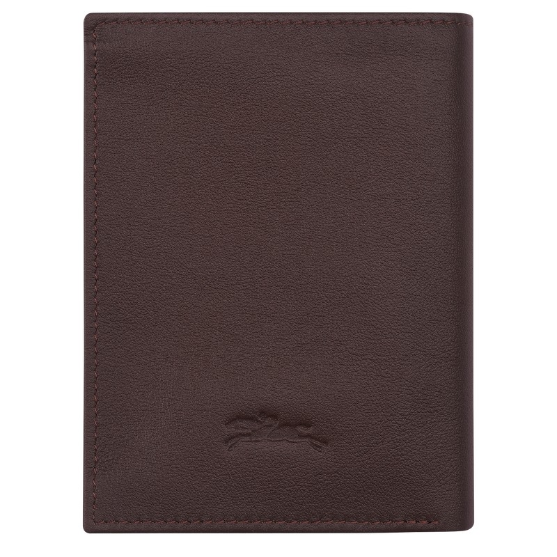 Longchamp Longchamp sur Seine Wallet - Leather Wallets Mocha | TG55-T4OT