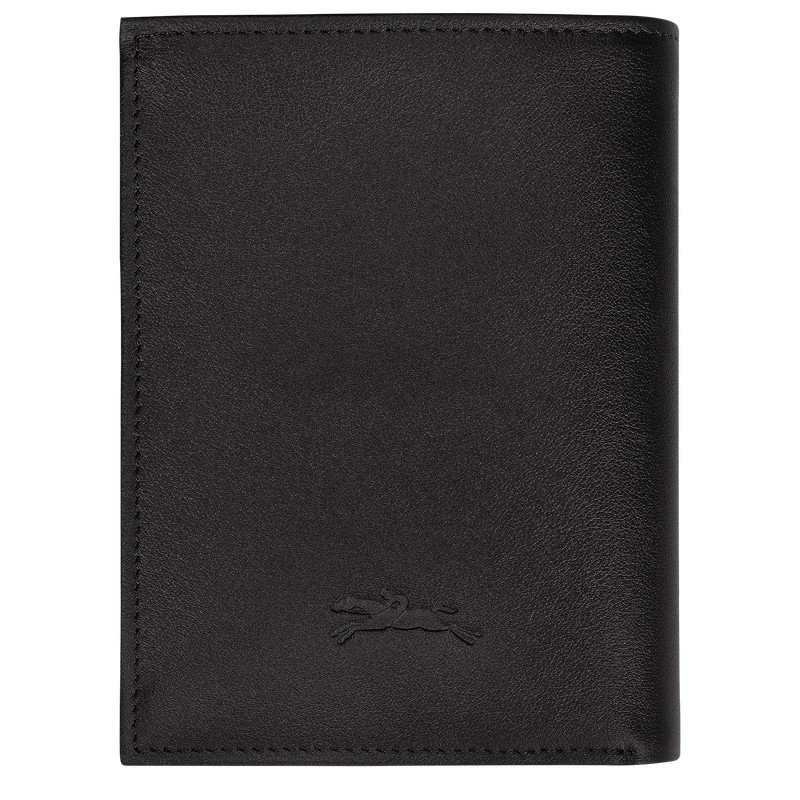 Longchamp Longchamp sur Seine Wallet - Leather Wallets Black | QA48-F4FP