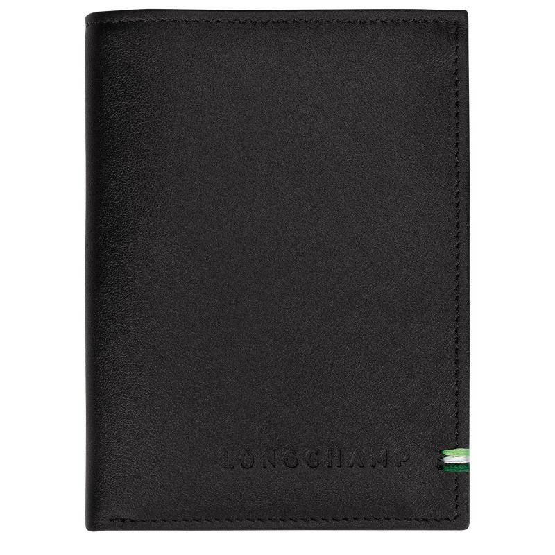 Longchamp Longchamp sur Seine Wallet - Leather Wallets Black | QA48-F4FP