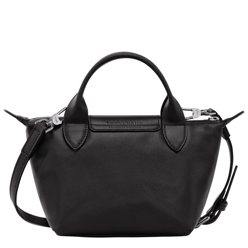 Longchamp Longchamp x Robert Indiana XS Handbag - Leather Handbags Black | ZO20-V6YK