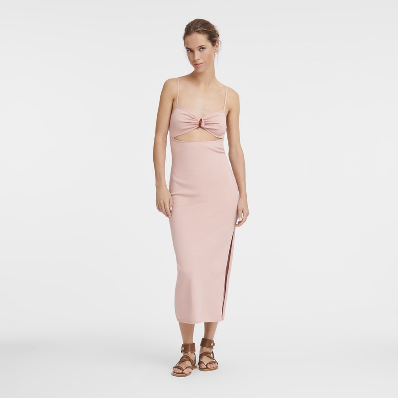 Longchamp Midi dress - Knit Dresses & Skirts Nude | AZ02-B6QI