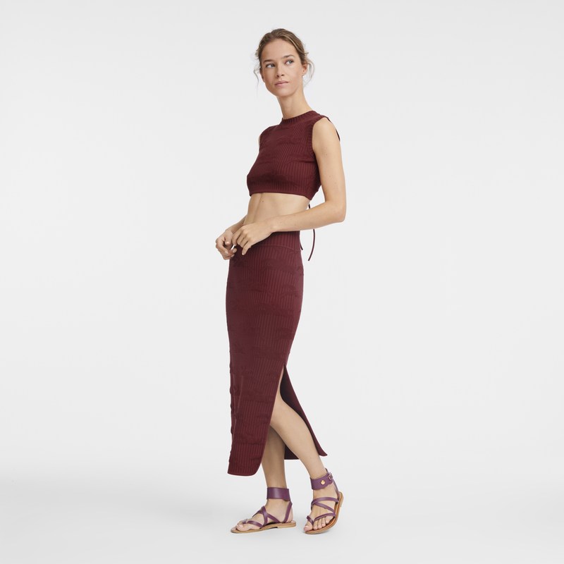 Longchamp Midi skirt - Knit Dresses & Skirts Sienna | SH66-T4RA