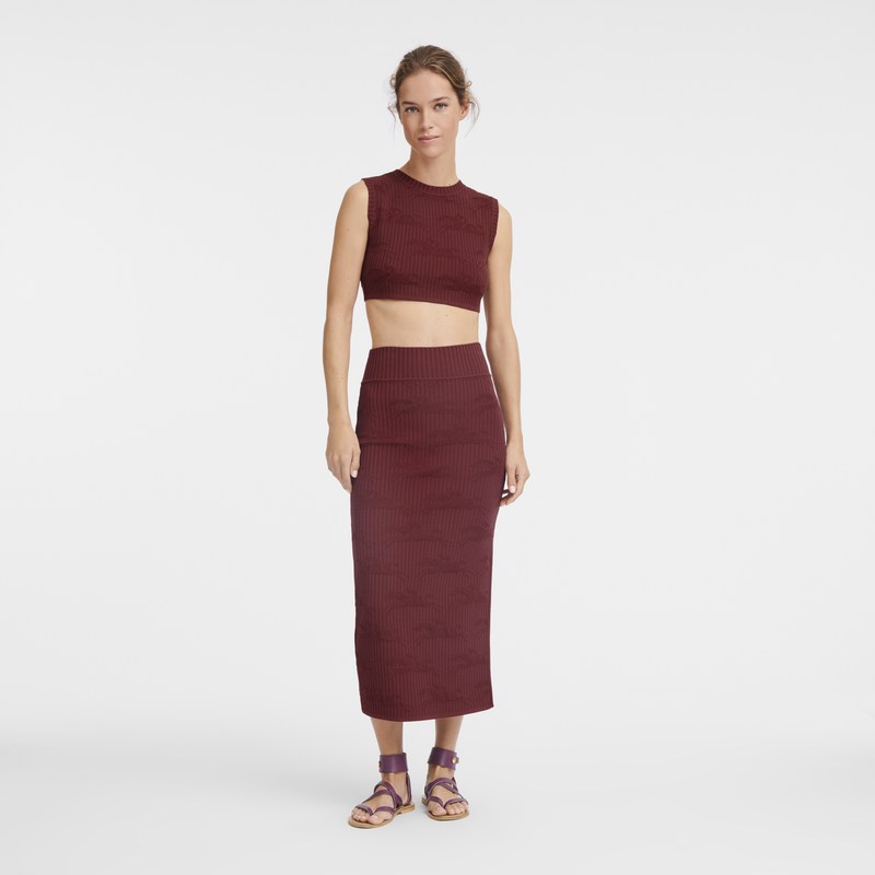 Longchamp Midi skirt - Knit Dresses & Skirts Sienna | SH66-T4RA