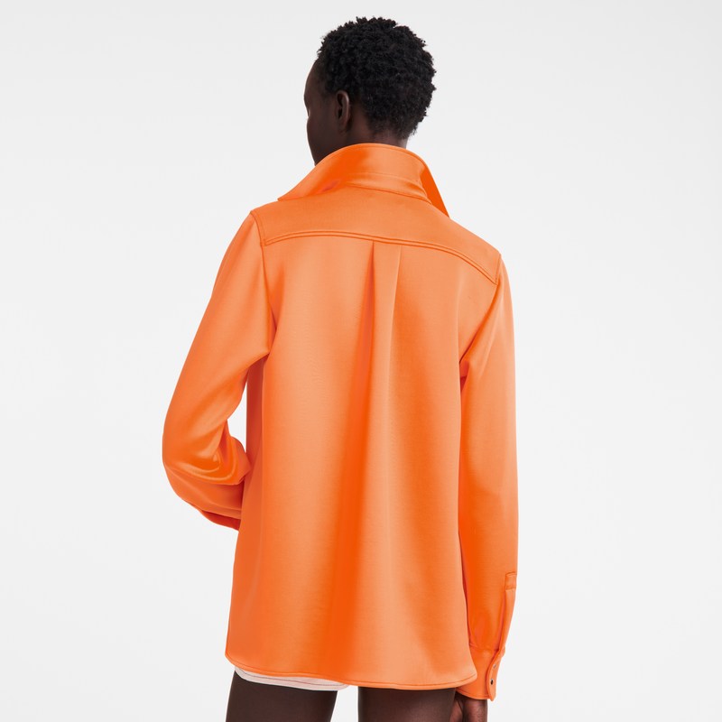 Longchamp Shirt - Jersey Tops & Blouses Orange | DR52-D5PN