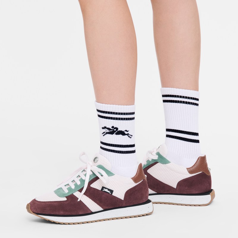 Longchamp Socks - Knit Socks White | TE22-J1IX