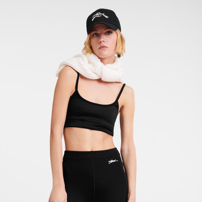 Longchamp Sport bra - Jersey Tops & Blouses Black | RN36-O4LX 