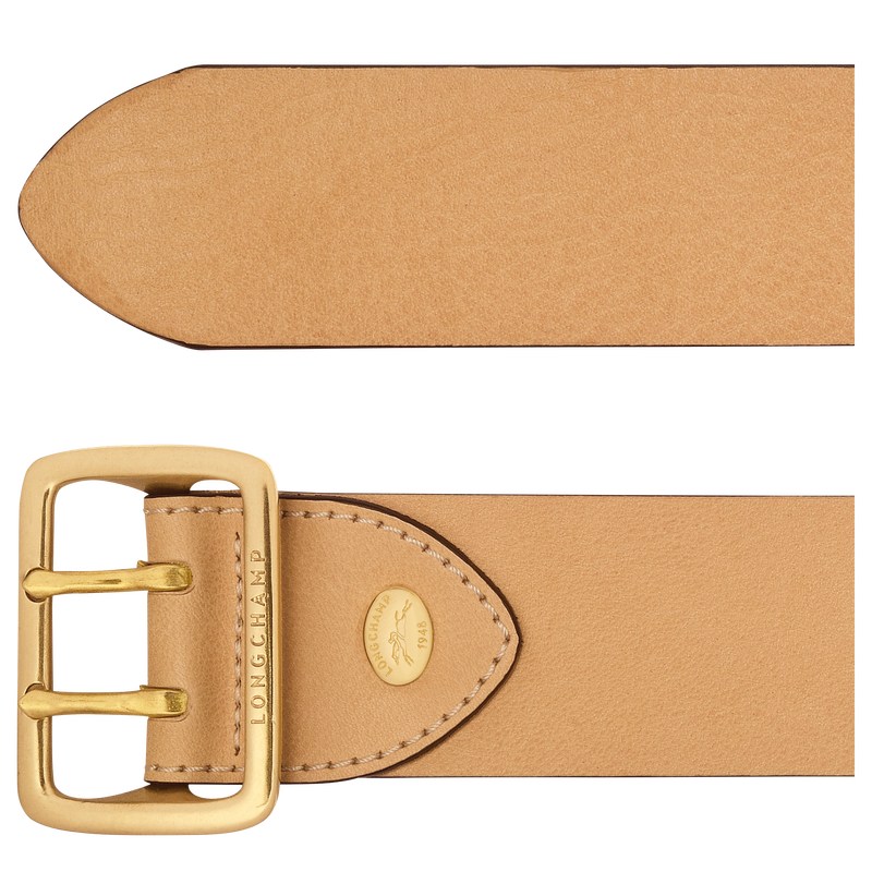 Longchamp Spring/Summer 2024 Collection Ladies' belt - Leather Belts Vegetal | YV81-U4OB