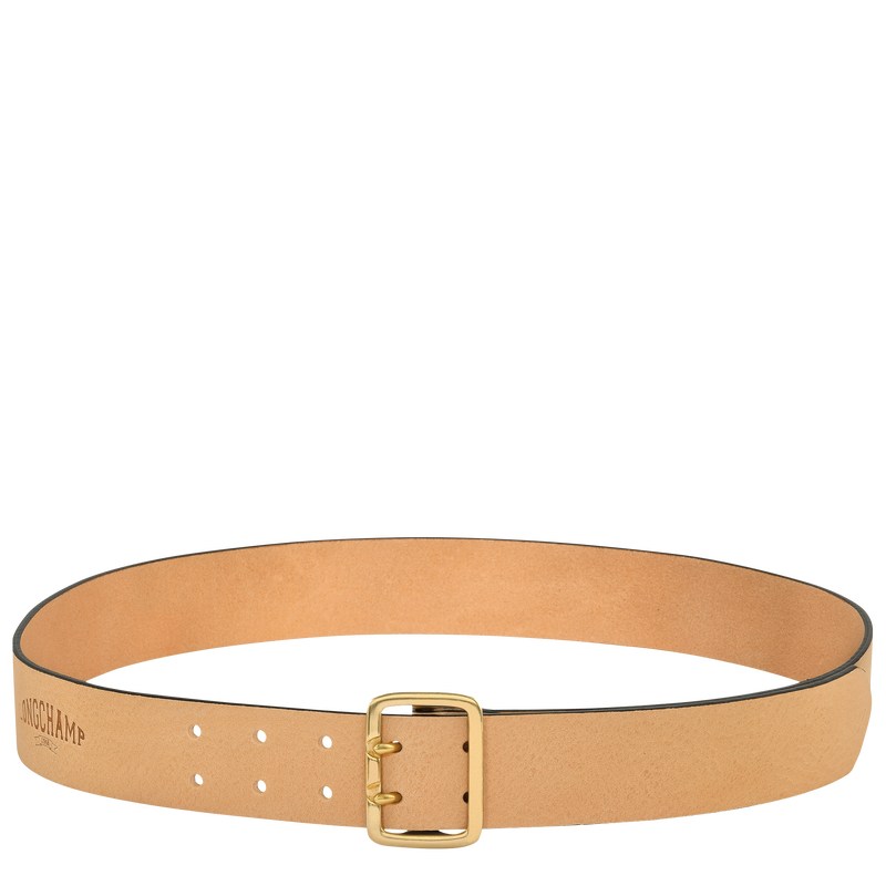 Longchamp Spring/Summer 2024 Collection Ladies\' belt - Leather Belts Vegetal | YV81-U4OB