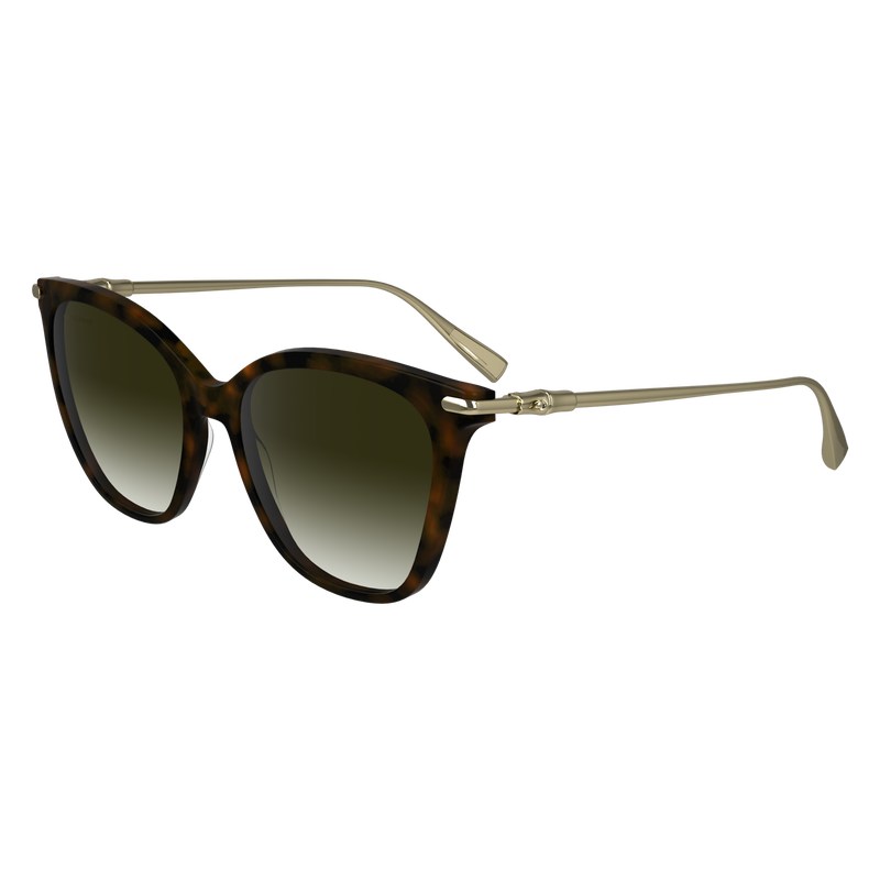 Longchamp Sunglasses - OTHER Sunglasses Dark Havana | CX68-M9WY