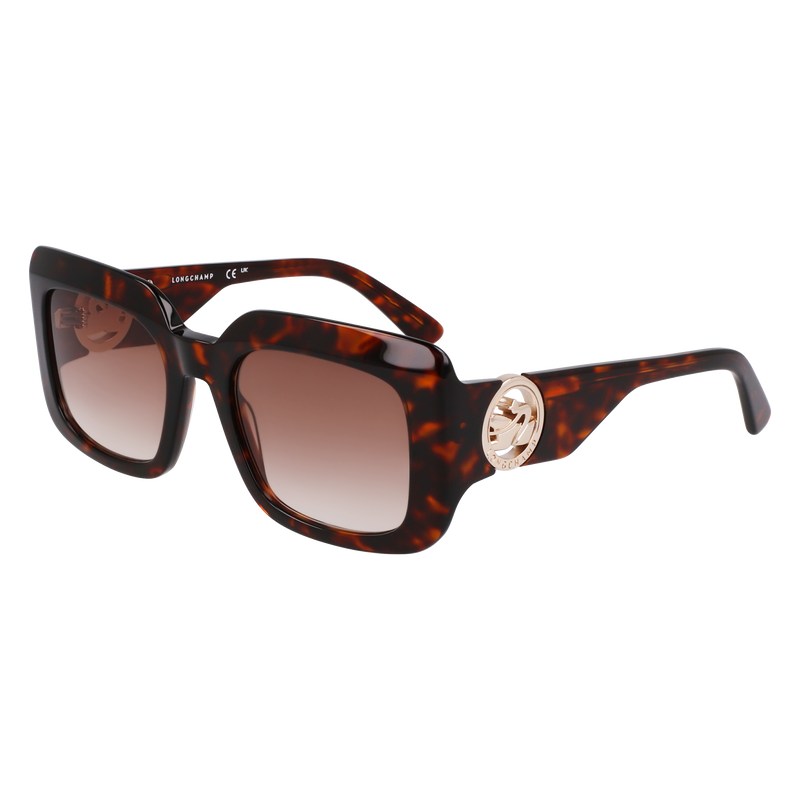 Longchamp Sunglasses - OTHER Sunglasses Dark Havana | XH84-N6YU