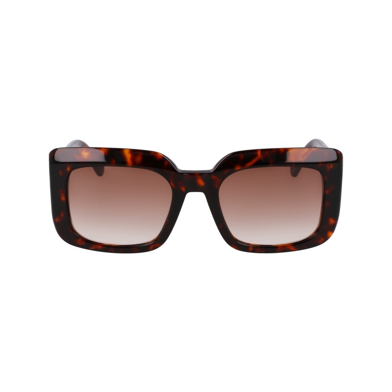 Longchamp Sunglasses - OTHER Sunglasses Dark Havana | XH84-N6YU