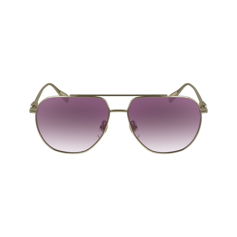 Longchamp Sunglasses - OTHER Sunglasses Gold/Pink | FT86-Y4WO