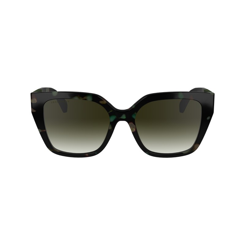 Longchamp Sunglasses - OTHER Sunglasses Green Havana | KF81-J8XD