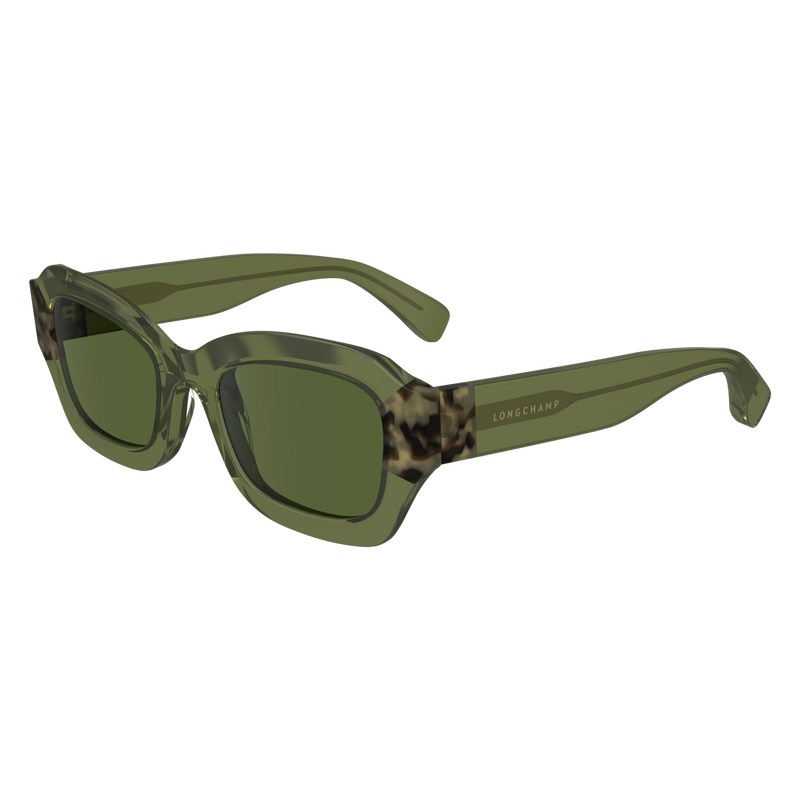 Longchamp Sunglasses - OTHER Sunglasses Khaki Havana | PR02-P5LQ