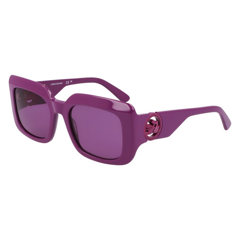 Longchamp Sunglasses - OTHER Sunglasses White/Violet | RL16-E8HR