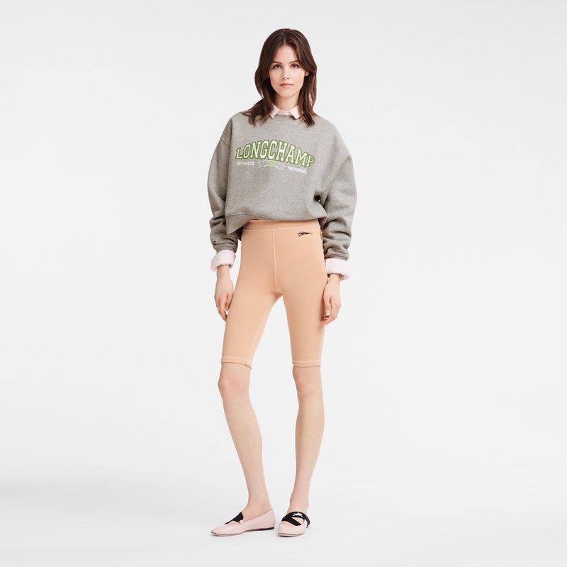 Longchamp Sweatshirt - Jersey Tops & Blouses Grey | CV86-D2HJ