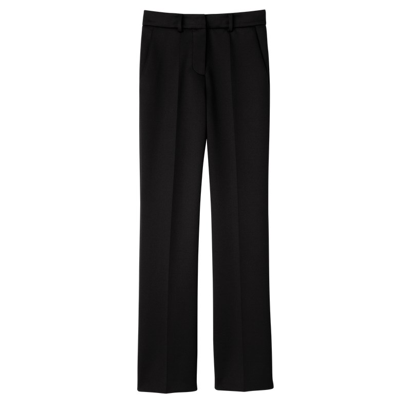 Longchamp Trousers - Jersey Trousers & shorts Black | GU66-W1GM